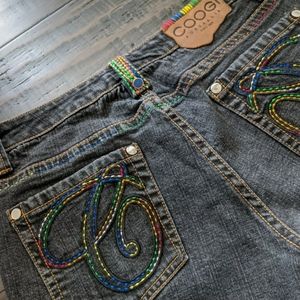 Coogi Jeans Rainbow🌈Stitch Size 13